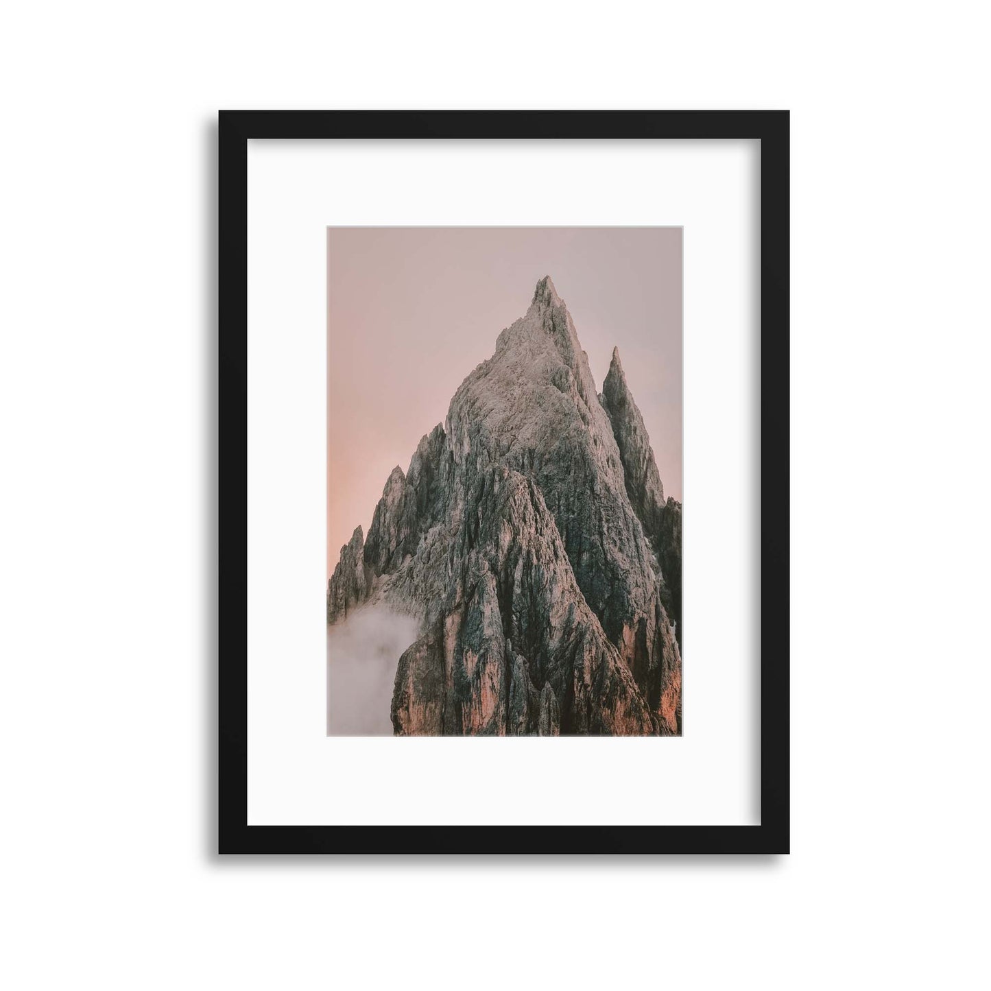 Mountain Dusk Framed Print - USTAD HOME