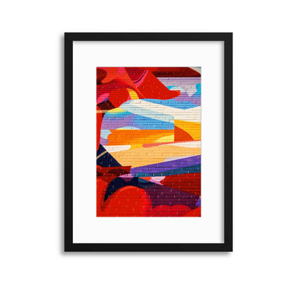 ColourWall 1 Framed Print - USTAD HOME