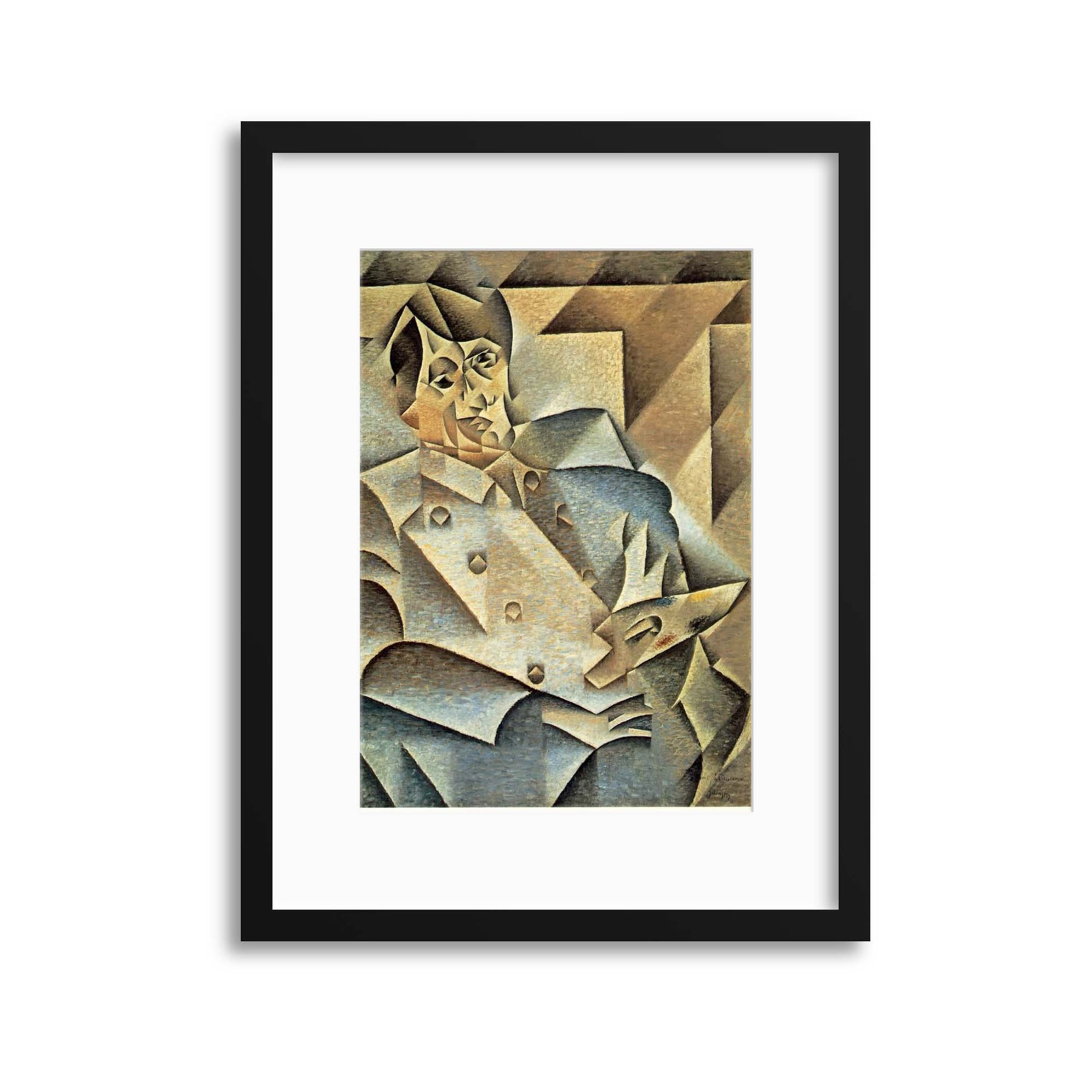 Juan Gris, &quot;Portrait of Pablo Picasso&quot; Framed Print - USTAD HOME
