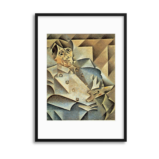 Juan Gris, &quot;Portrait of Pablo Picasso&quot; Framed Print - USTAD HOME