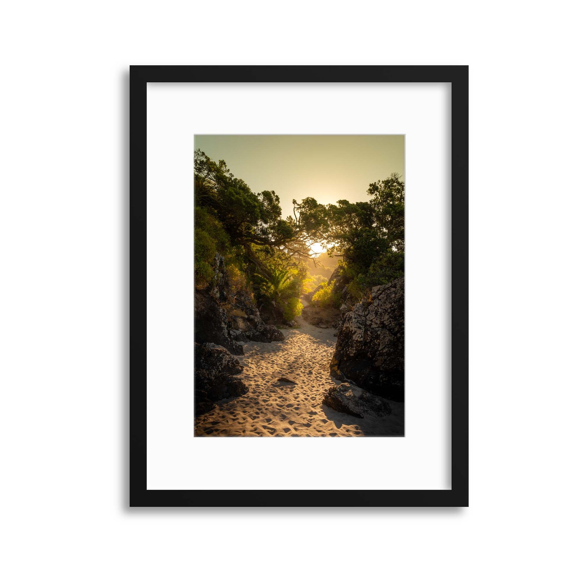 Our Secret Beach Framed Print - USTAD HOME