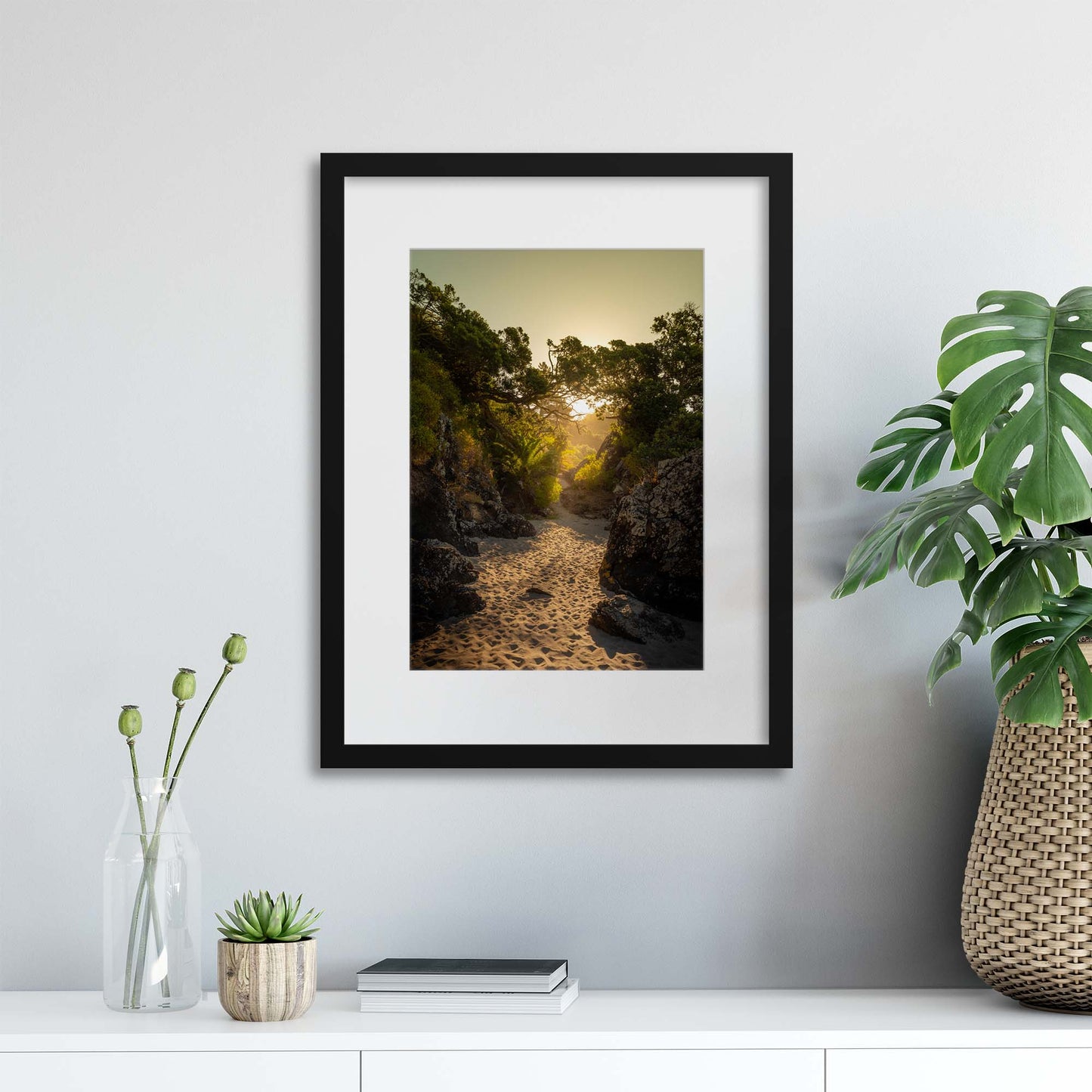 Our Secret Beach Framed Print - USTAD HOME