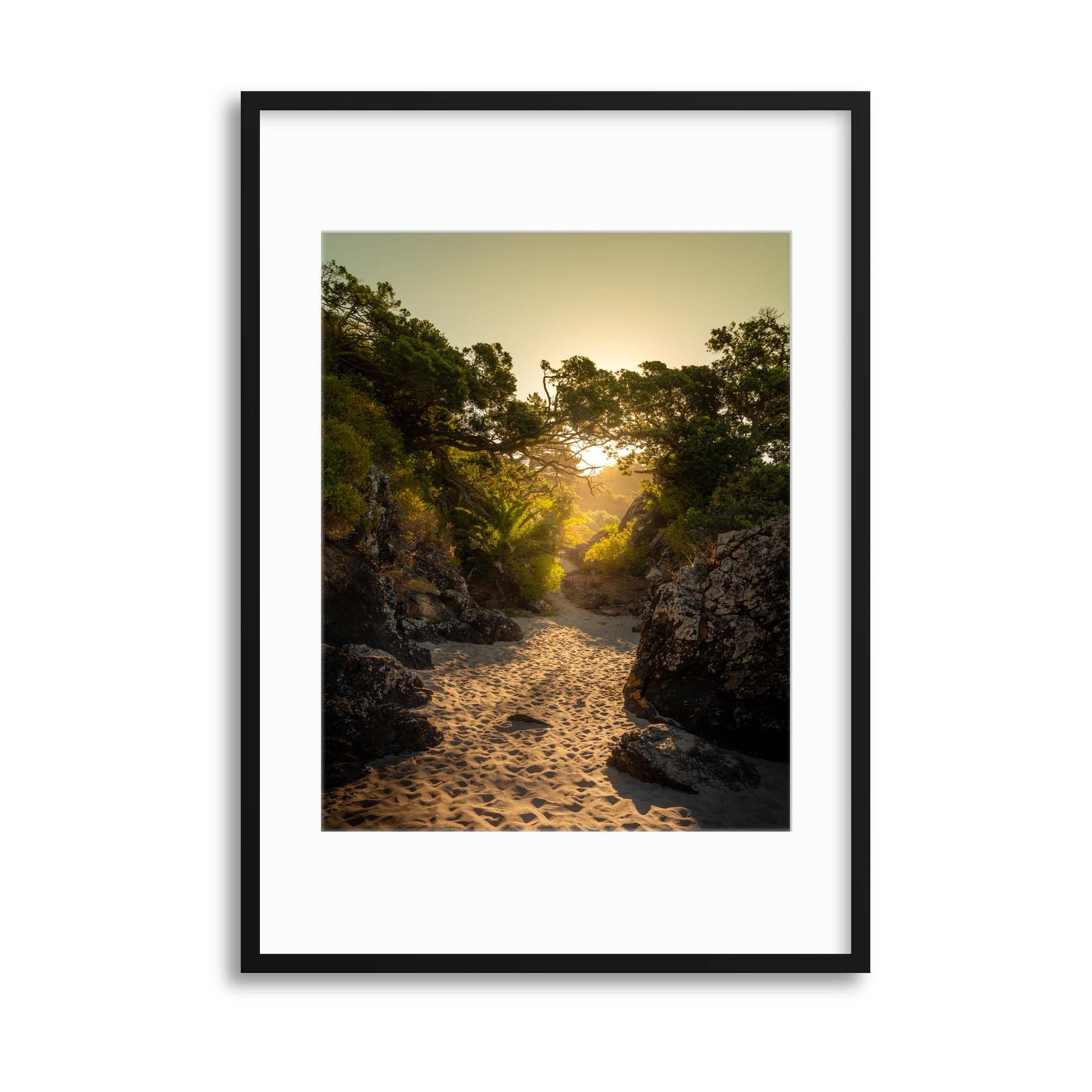 Our Secret Beach Framed Print - USTAD HOME