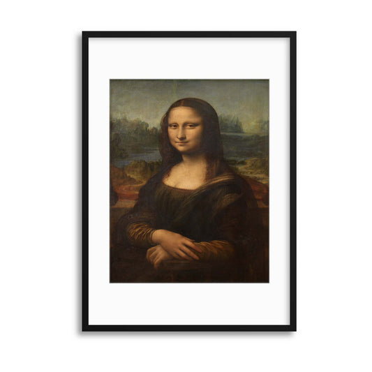 Leonardo da Vinci, &quot;Mona Lisa&quot; Framed Print - USTAD HOME