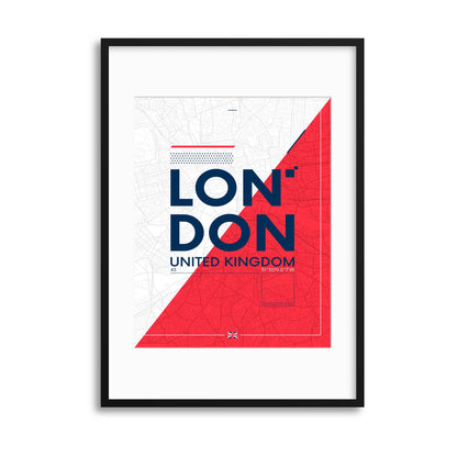 London City Travel Poster Framed Print - USTAD HOME