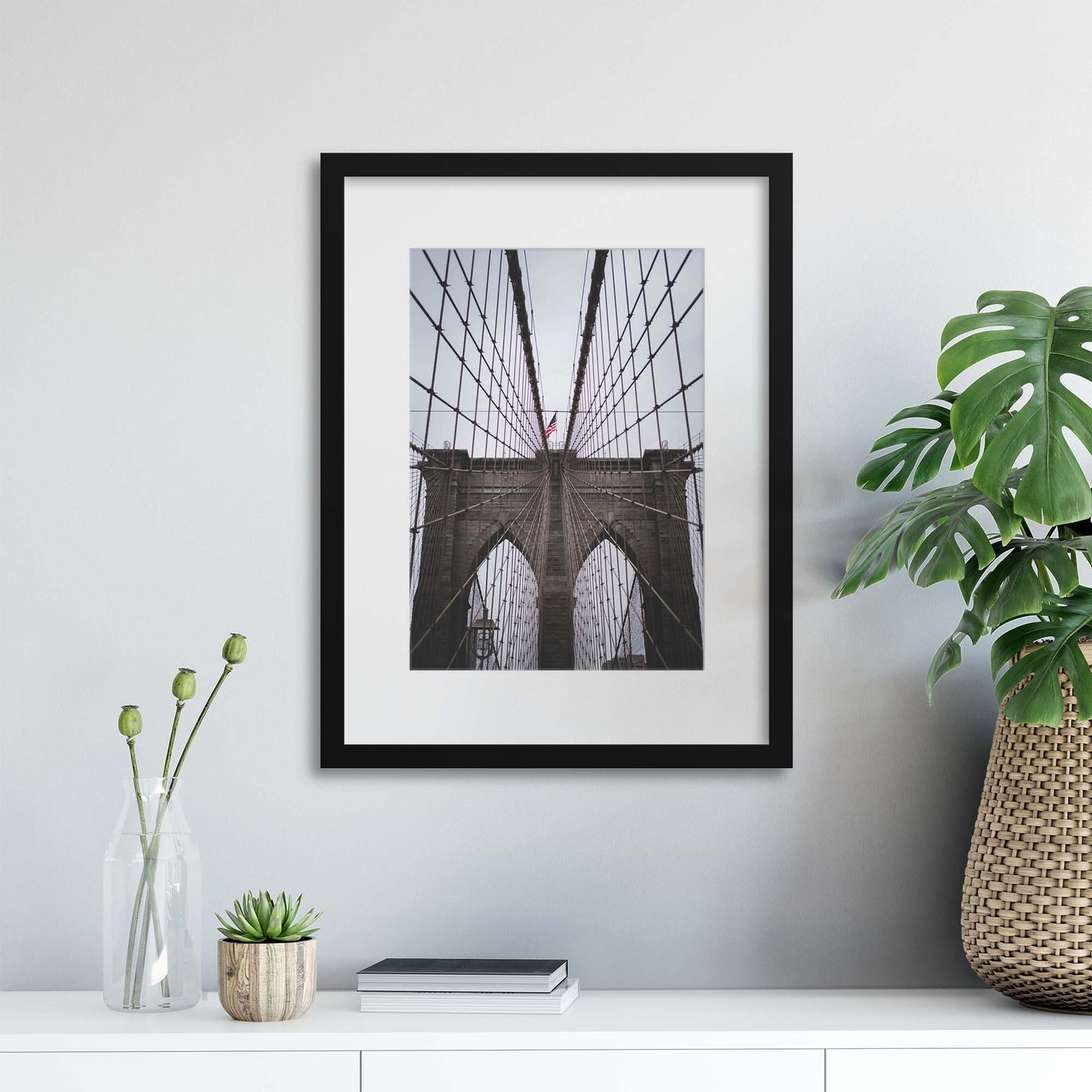 Brooklyn Bridge No. 1 Framed Print - USTAD HOME