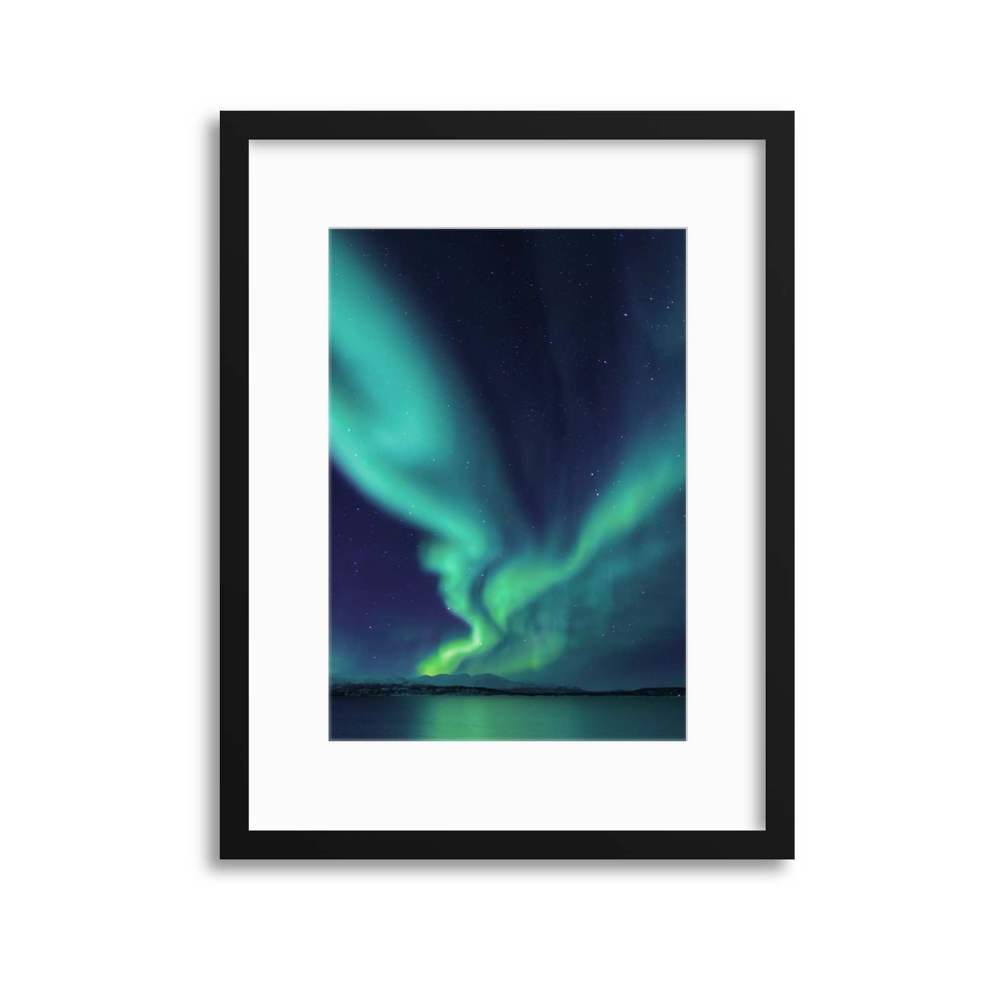 Aurora Lights Framed Print - USTAD HOME