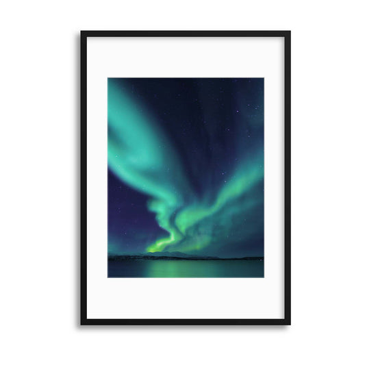 Aurora Lights Framed Print - USTAD HOME