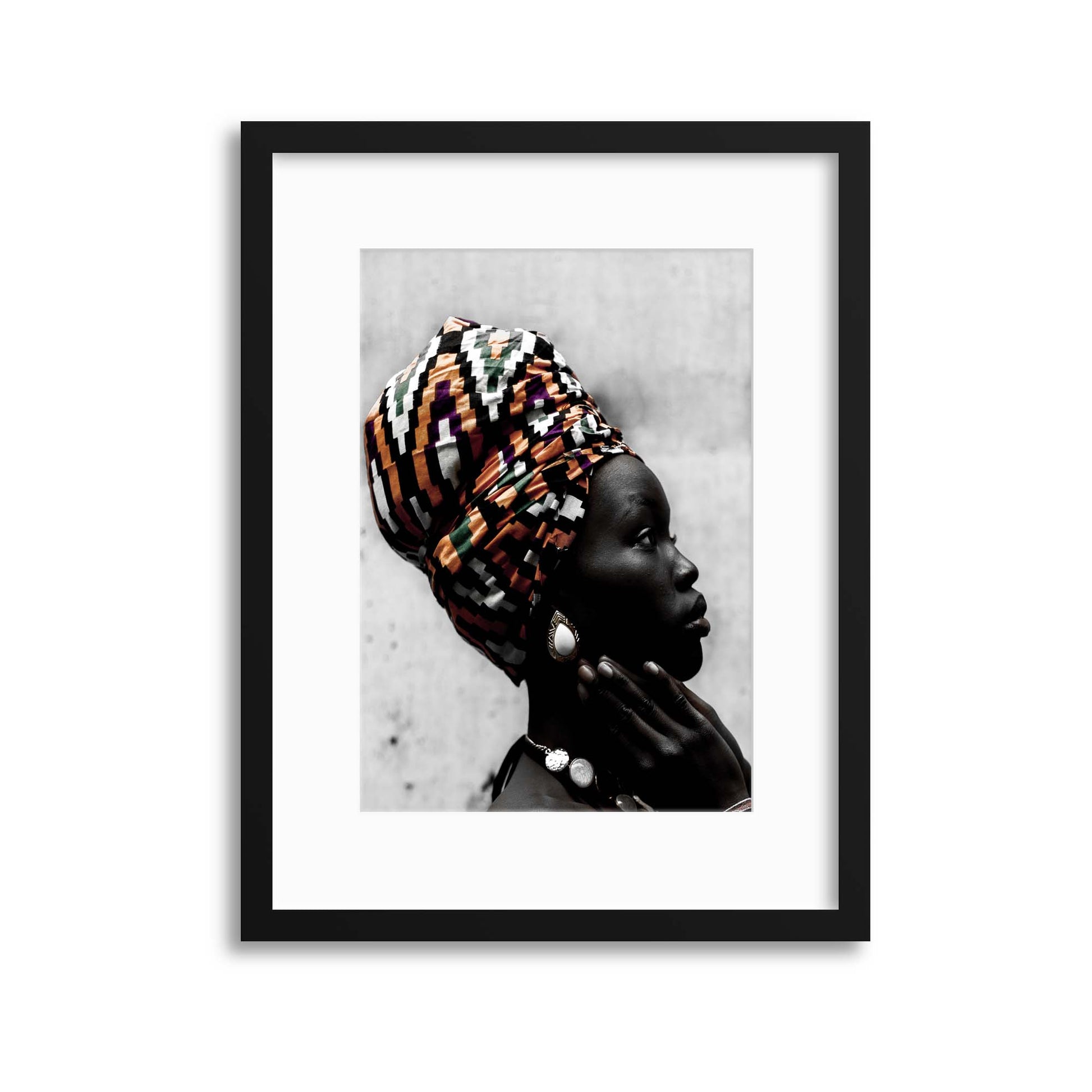 Exotic Portraits Collection - No. 4 Framed Print - USTAD HOME