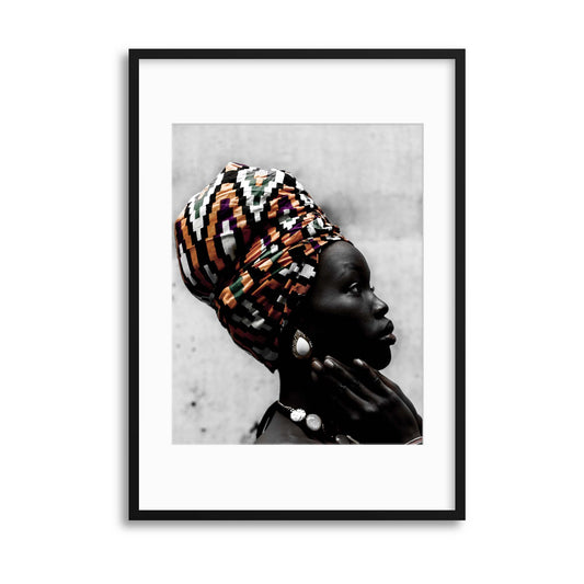 Exotic Portraits Collection - No. 4 Framed Print - USTAD HOME