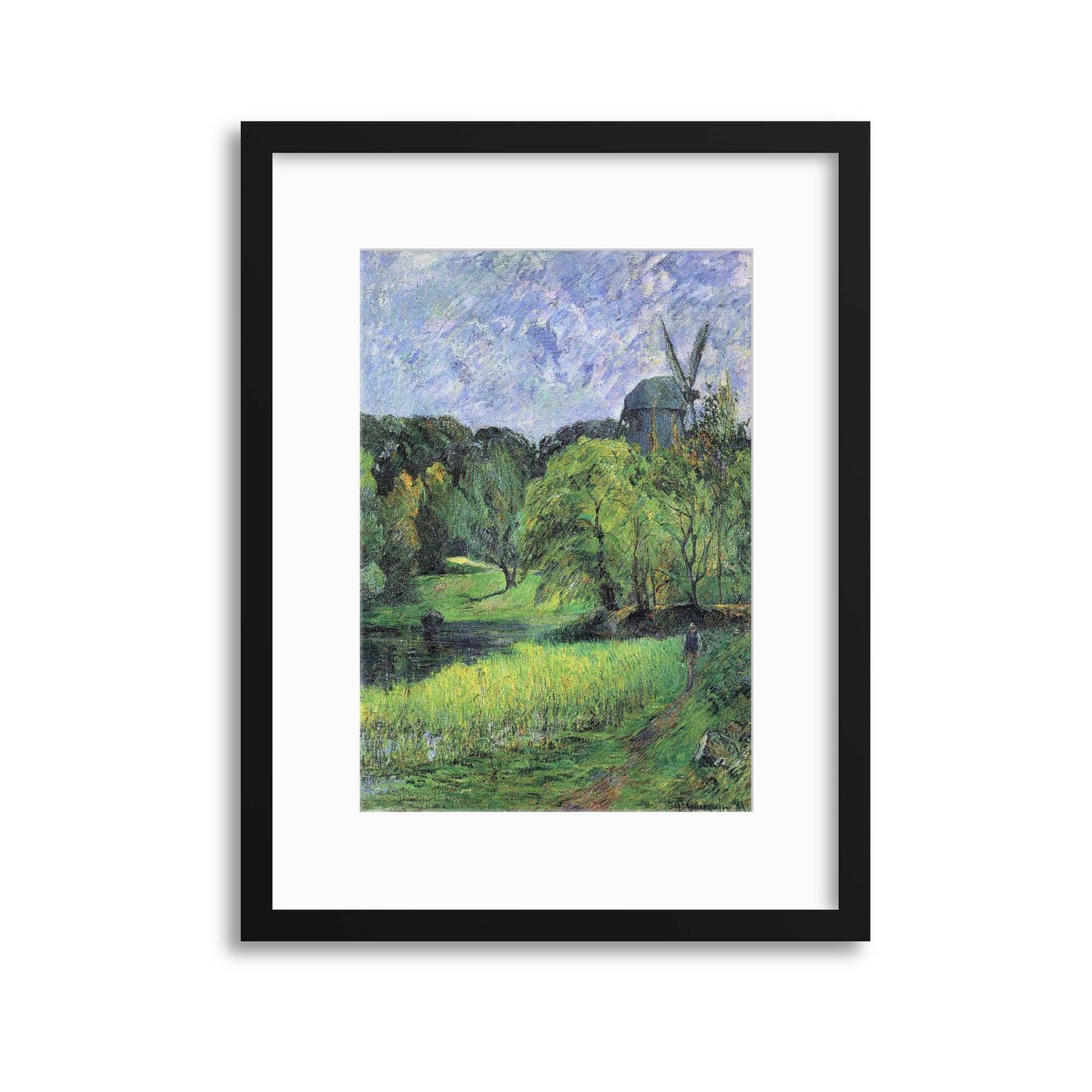 Paul Gauguin, &quot;The Queen&#39;s Mill&quot; Framed Print - USTAD HOME