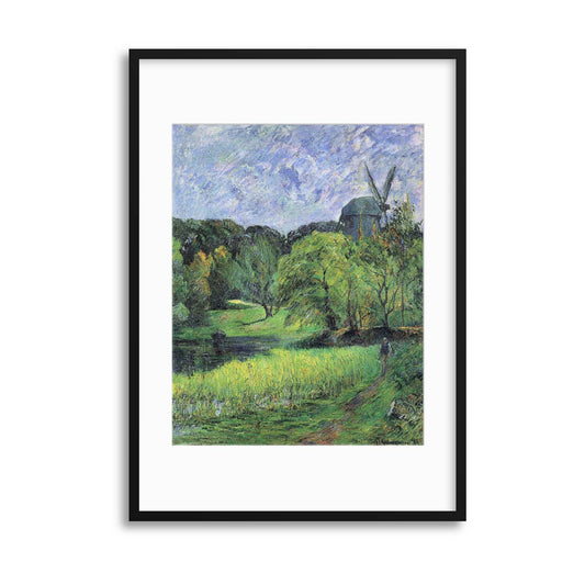 Paul Gauguin, &quot;The Queen&#39;s Mill&quot; Framed Print - USTAD HOME