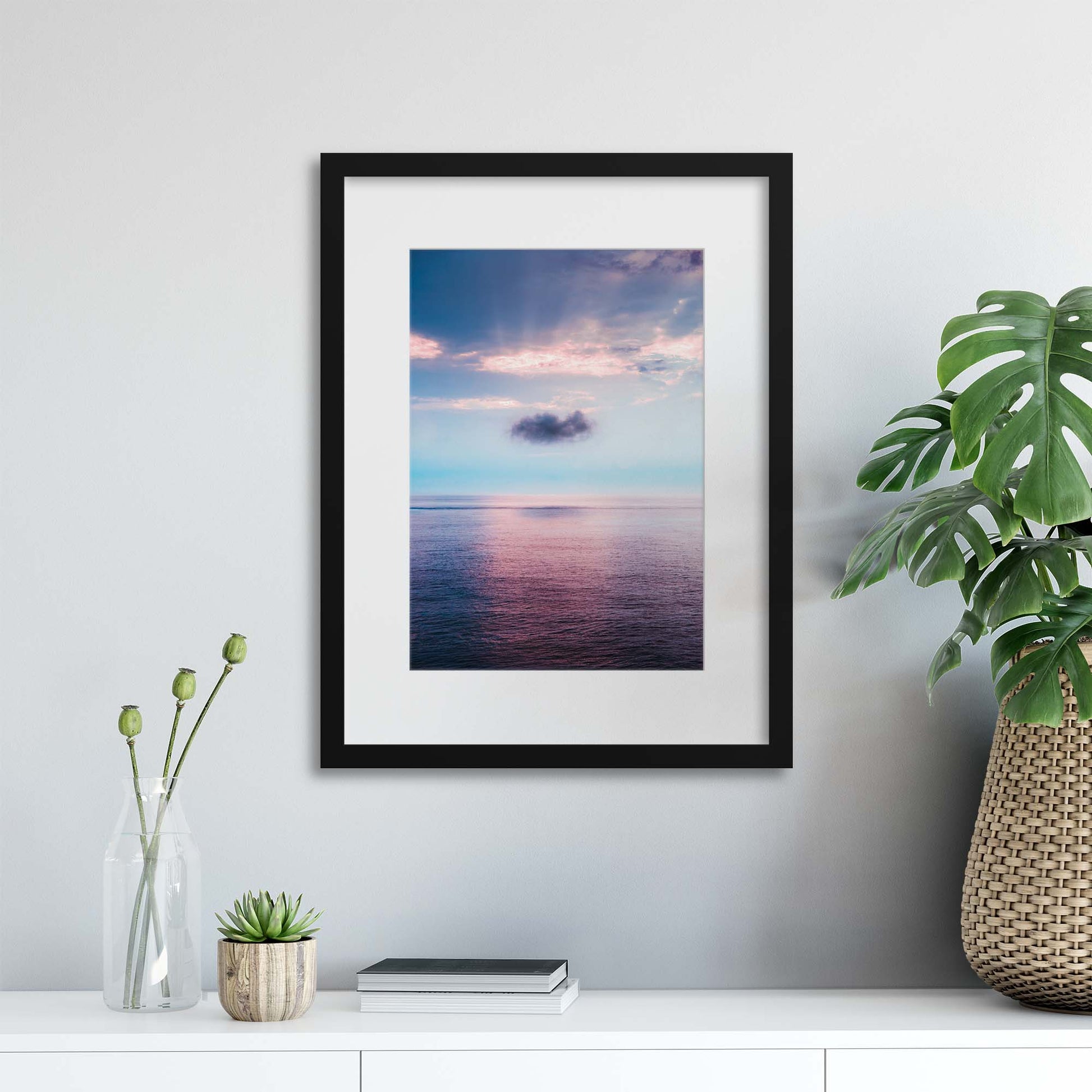 Ocean Mirror Framed Print - USTAD HOME