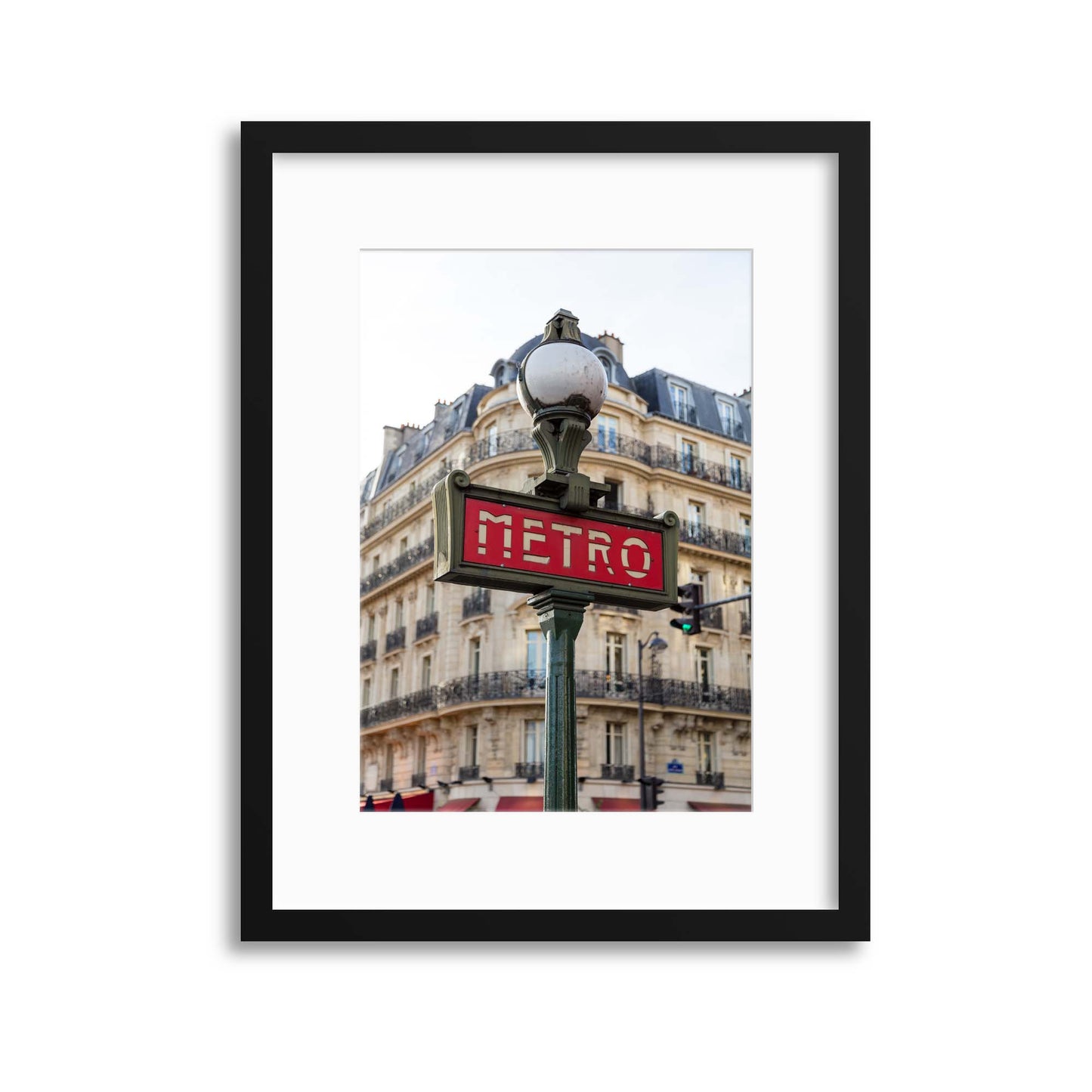Paris Metro Framed Print - USTAD HOME