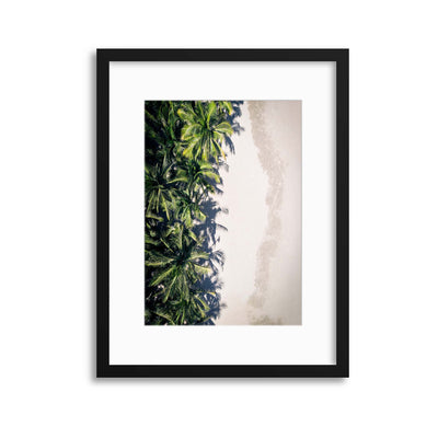 Palm Beach from Above Framed Print - USTAD HOME