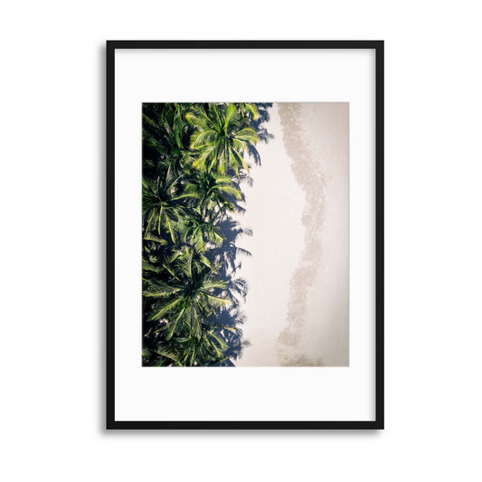 Palm Beach from Above Framed Print - USTAD HOME