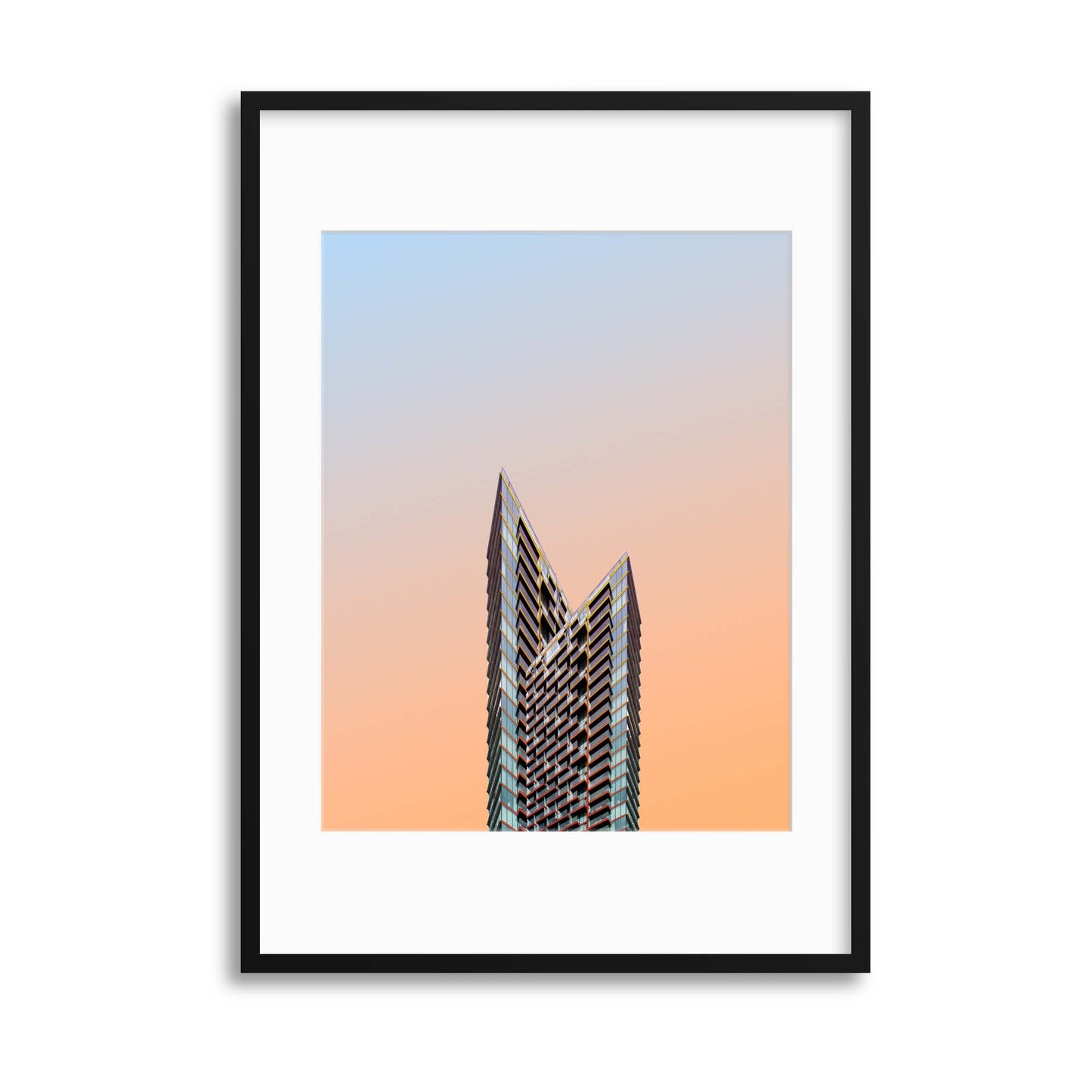 Colours of Architecture Collection No. 12 Framed Print - USTAD HOME