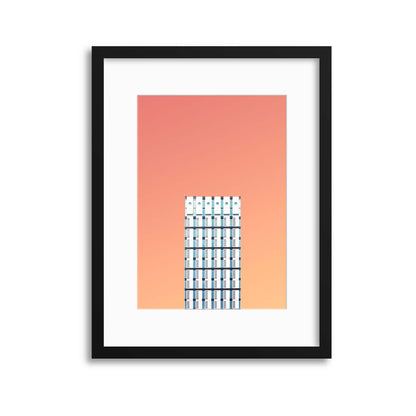 Colours of Architecture Collection No. 11 Framed Print - USTAD HOME