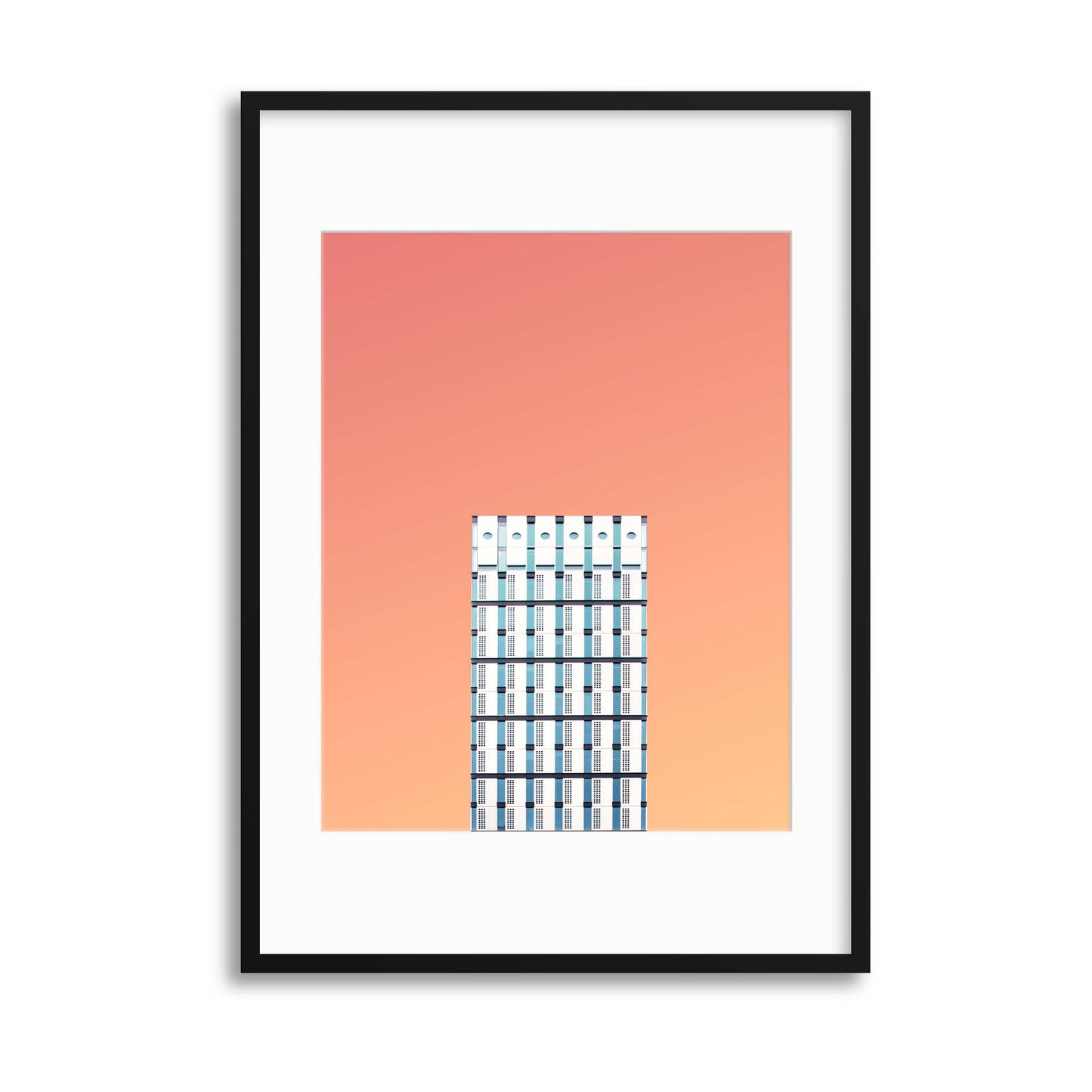 Colours of Architecture Collection No. 11 Framed Print - USTAD HOME