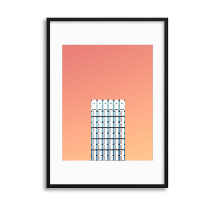 Colours of Architecture Collection No. 11 Framed Print - USTAD HOME