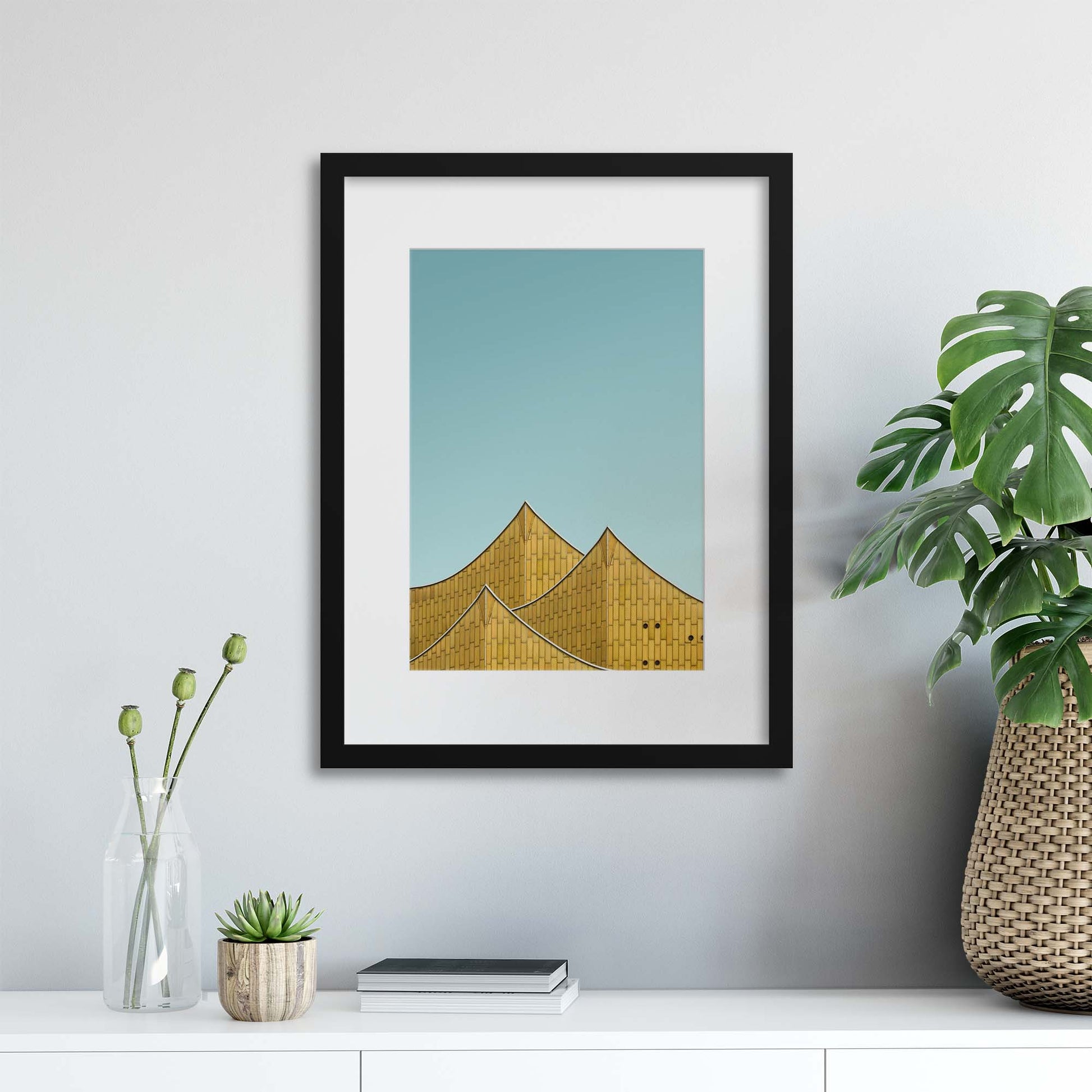 Colours of Architecture Collection No. 8 Framed Print - USTAD HOME