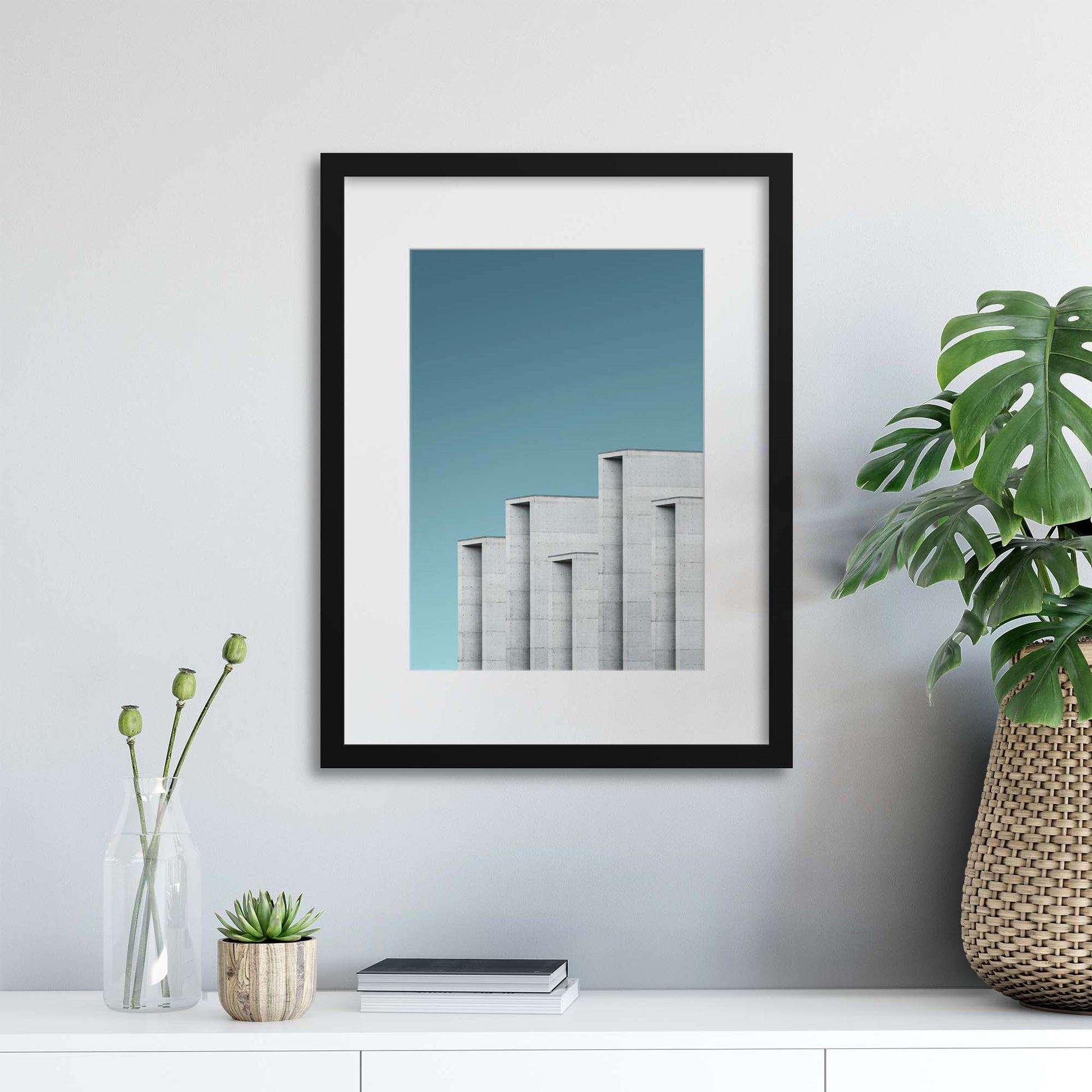 Colours of Architecture Collection No. 7 Framed Print - USTAD HOME