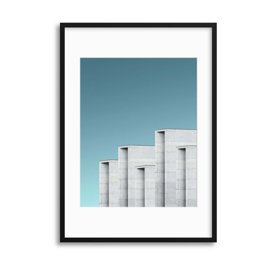 Colours of Architecture Collection No. 7 Framed Print - USTAD HOME