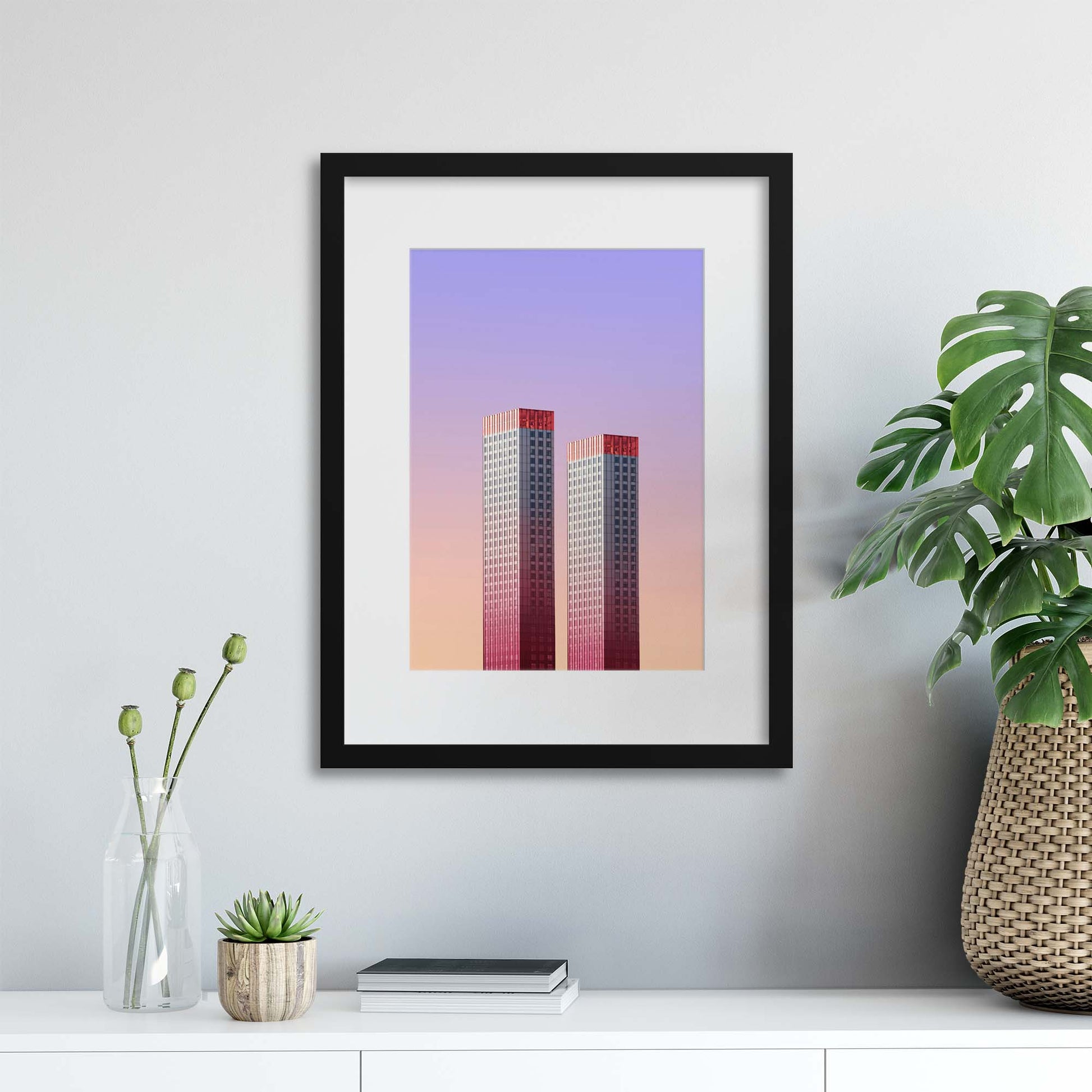 Colours of Architecture Collection No. 2 Framed Print - USTAD HOME