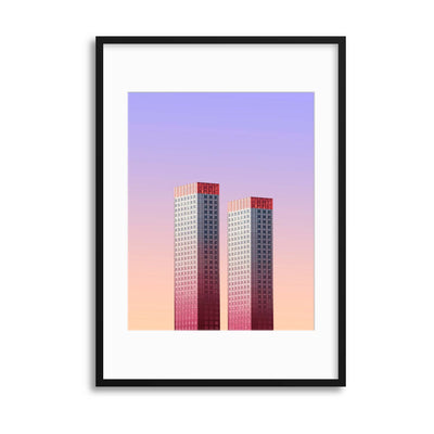 Colours of Architecture Collection No. 2 Framed Print - USTAD HOME