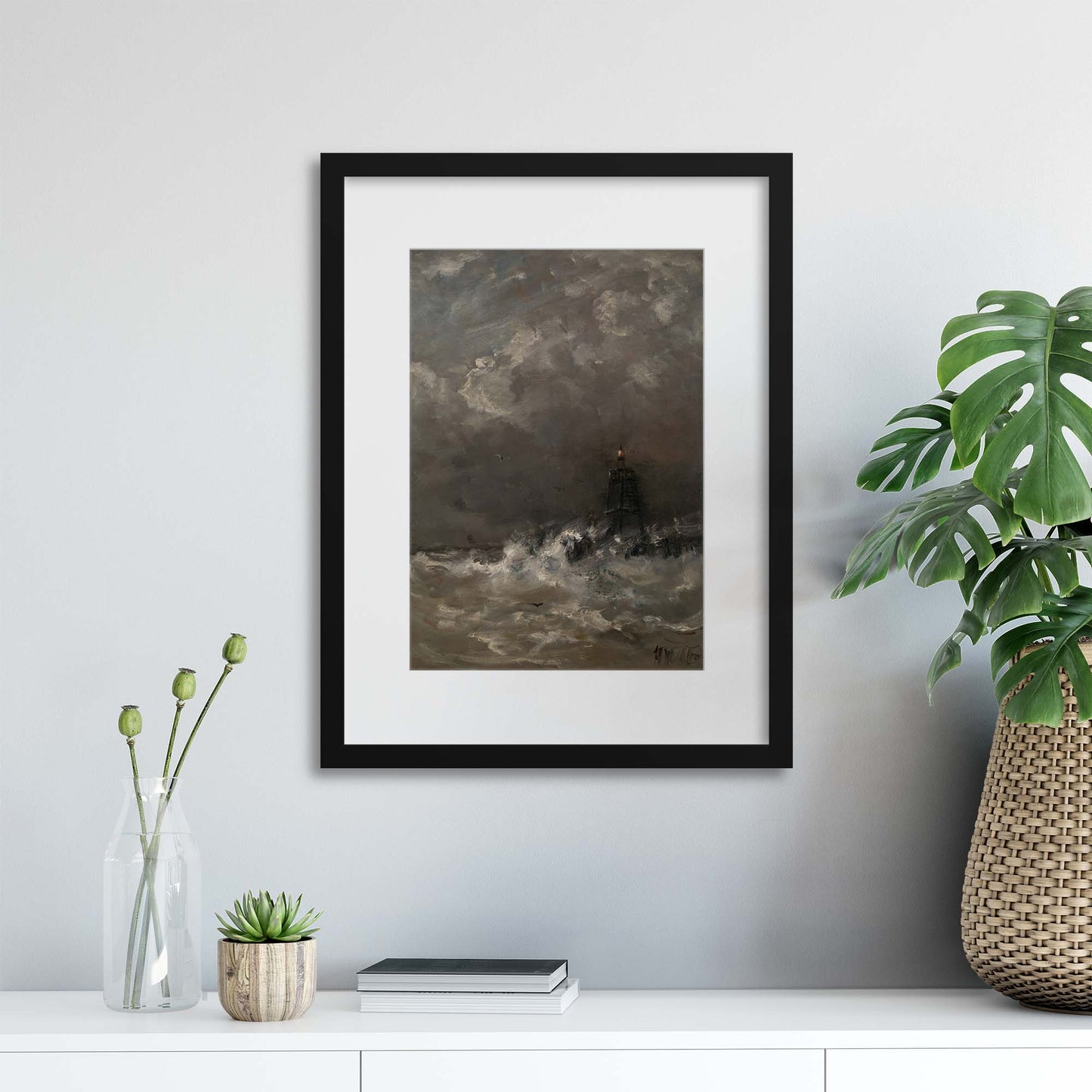 Lighthouse, Rijksmuseum Collection Framed Print - USTAD HOME