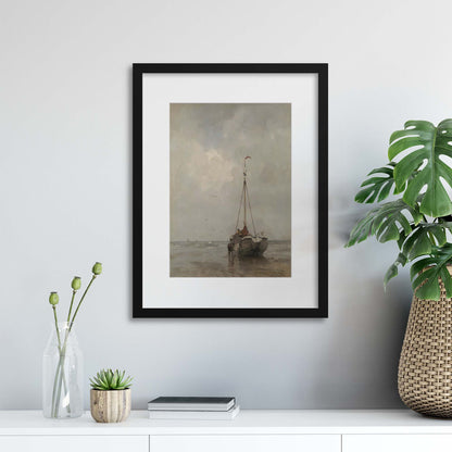 Boat Painting, Rijksmuseum Collection Framed Print - USTAD HOME