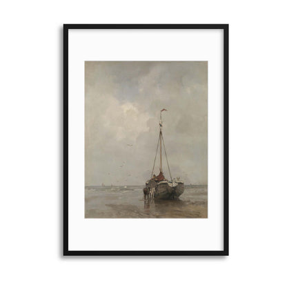 Boat Painting, Rijksmuseum Collection Framed Print - USTAD HOME