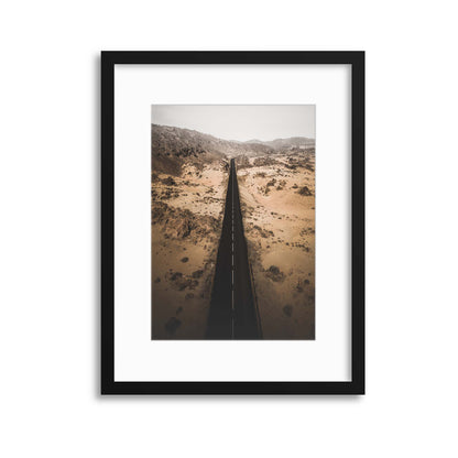 The Long Road Ahead Framed Print - USTAD HOME