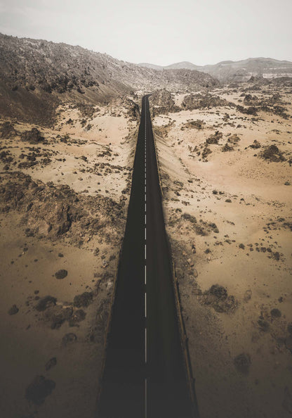 The Long Road Ahead Framed Print - USTAD HOME