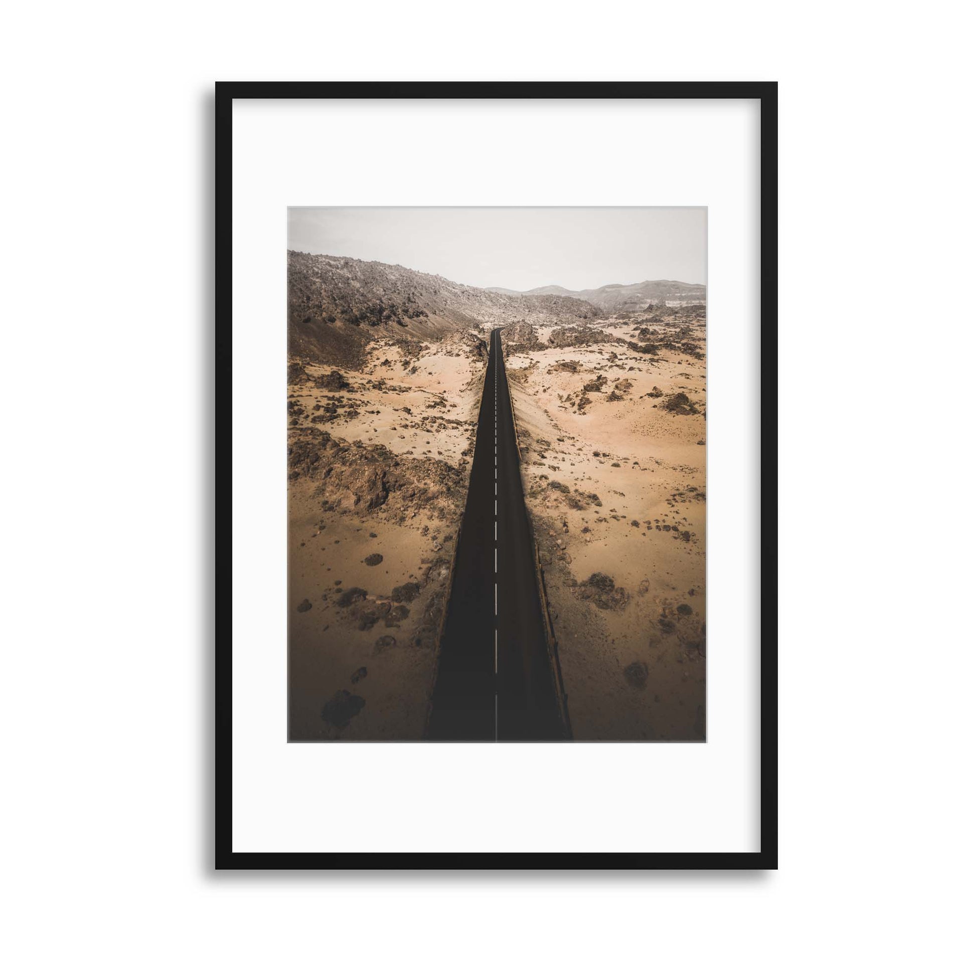 The Long Road Ahead Framed Print - USTAD HOME