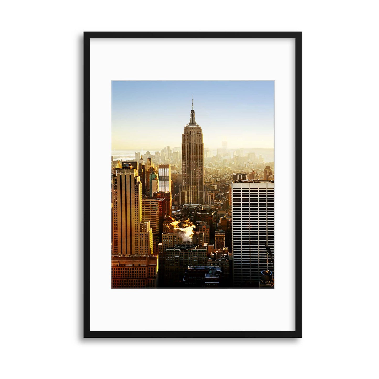 Empire Sunrise Framed Print - USTAD HOME