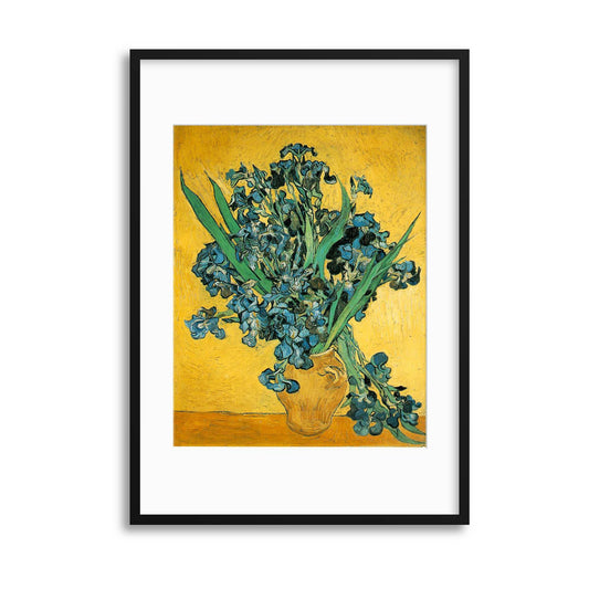 Van Gogh &quot;Irises&quot; Framed Print - USTAD HOME