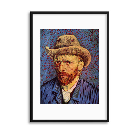 Van Gogh &quot;Self-Portrait&quot; Framed Print - USTAD HOME