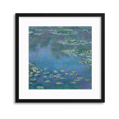 Monet, &quot;Water Lilies&quot; Framed Print - USTAD HOME