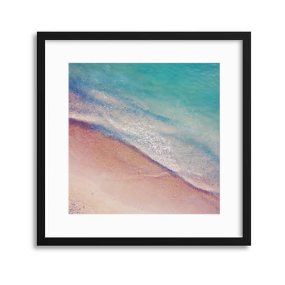 Beach Layers Framed Print - USTAD HOME