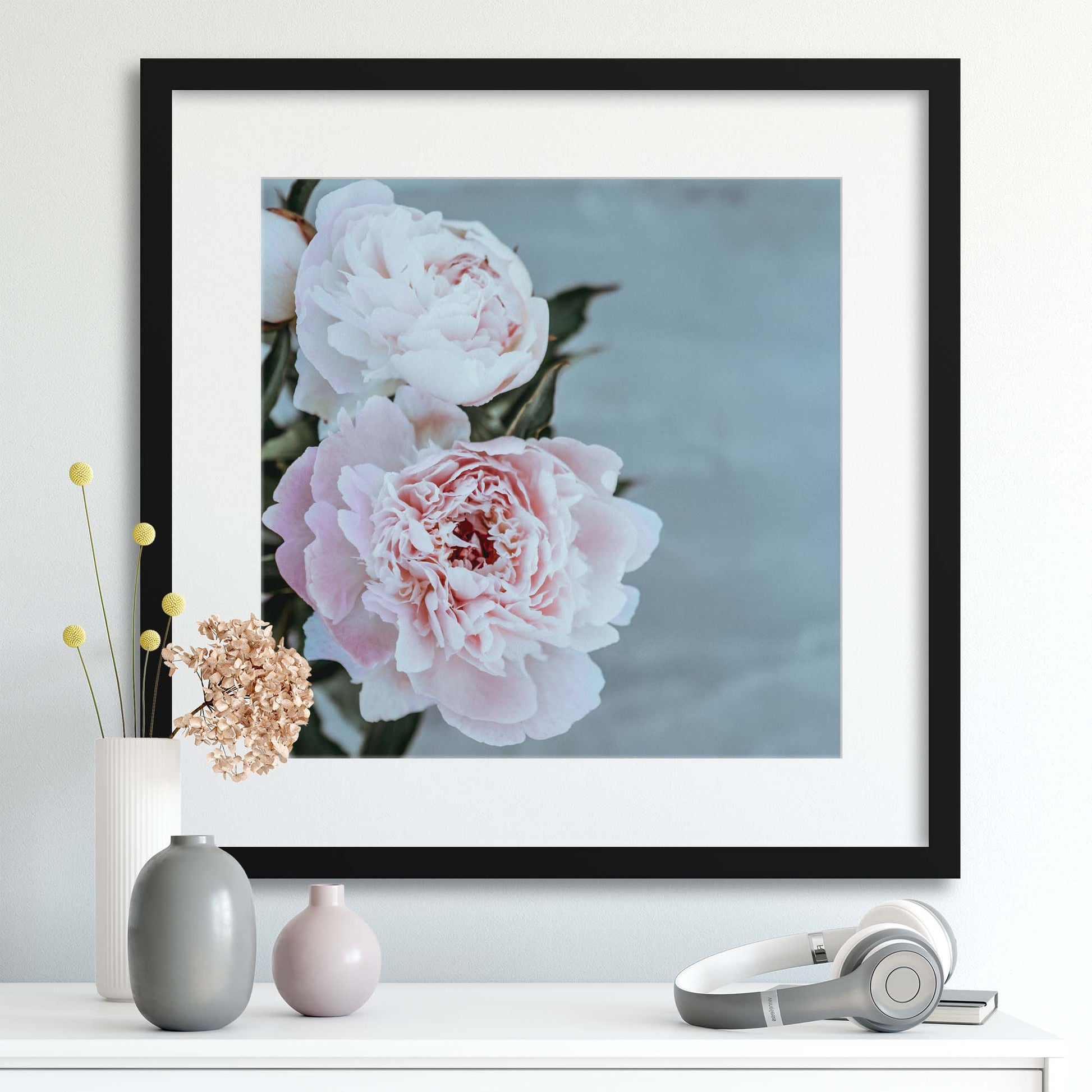 Pastel Flowers I Framed Print - USTAD HOME