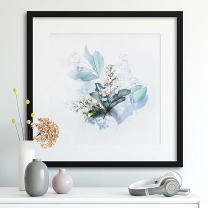 Floral Arrangements and Shadows II Framed Print - USTAD HOME