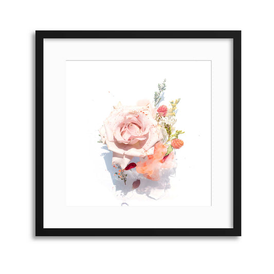 Floral Arrangements and Shadows I Framed Print - USTAD HOME