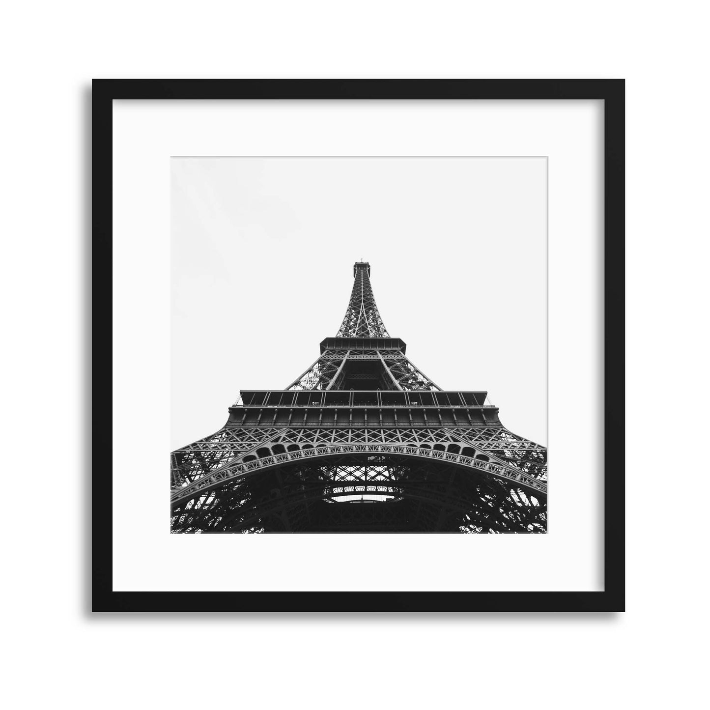 View from the Bottom, Eiffel Tower Framed Print - USTAD HOME