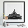 View from the Bottom, Eiffel Tower Framed Print - USTAD HOME