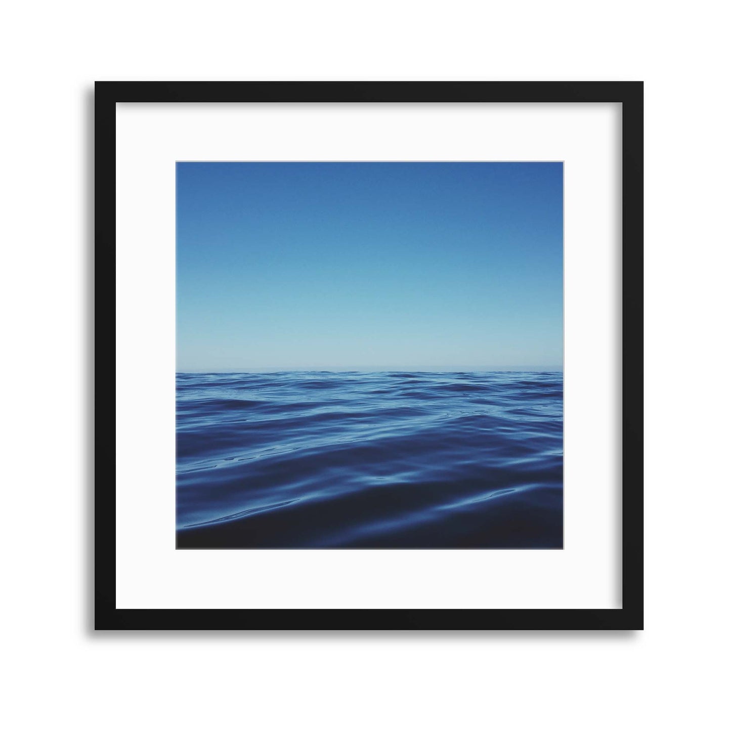 Deep Blue Framed Print - USTAD HOME