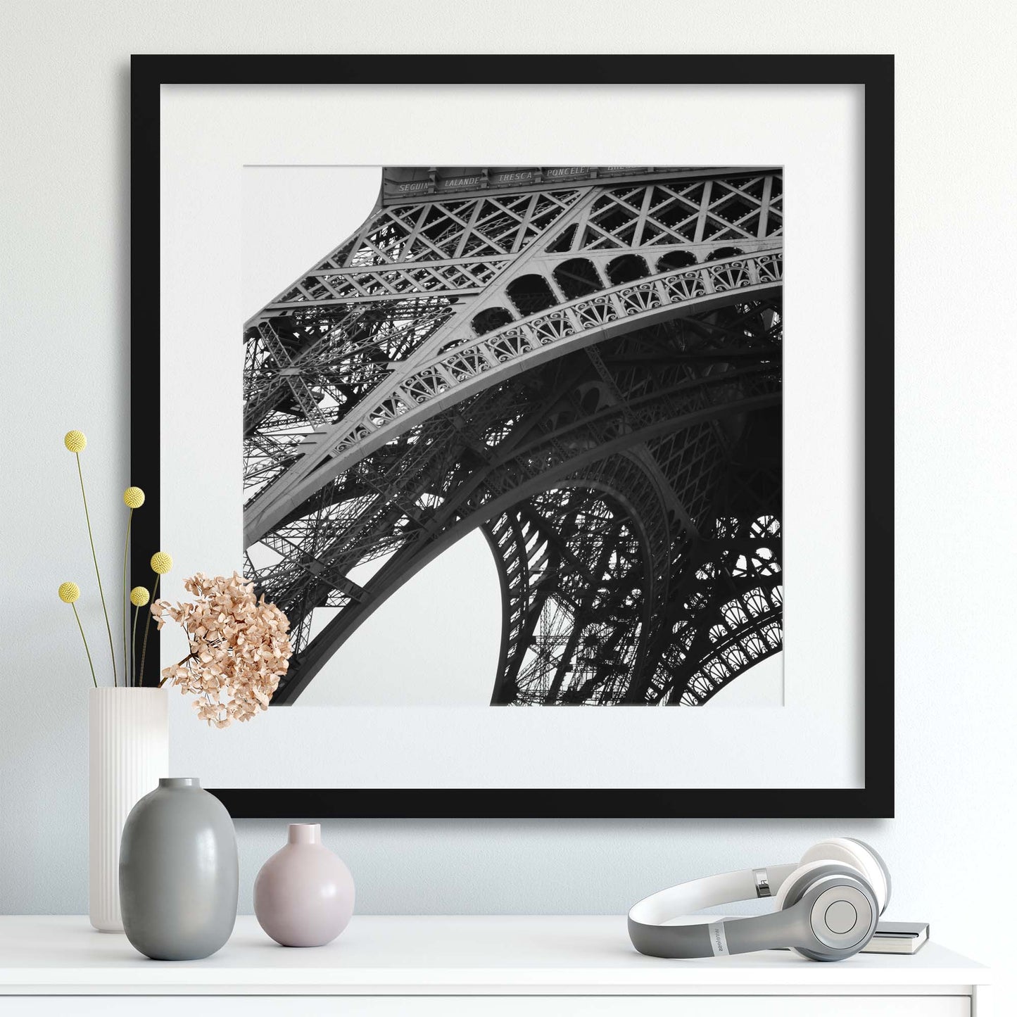 Structure, Eiffel Tower Framed Print - USTAD HOME