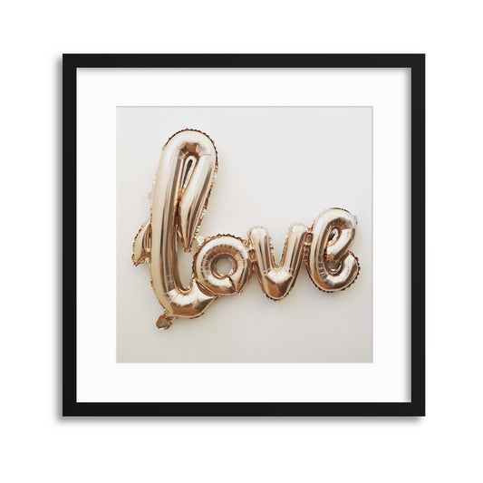 Love, Inflated Framed Print - USTAD HOME