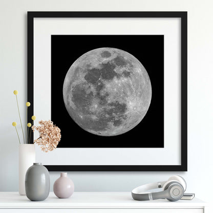 Moon Framed Print - USTAD HOME