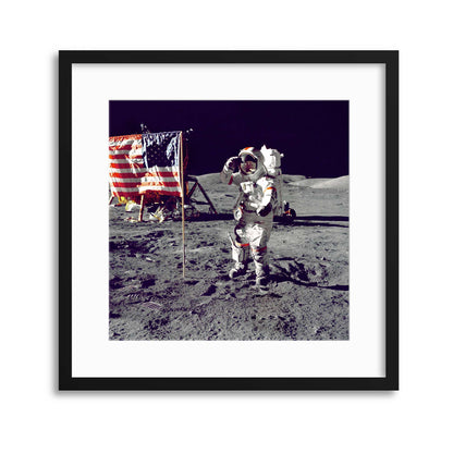 One Small Step for Man Framed Print - USTAD HOME